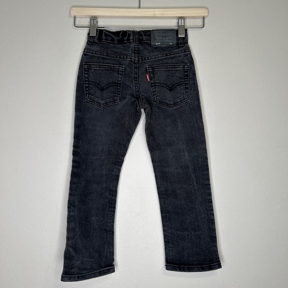 Levi's Boy's 511 Slim Black Wash Jeans‎ Size 5R